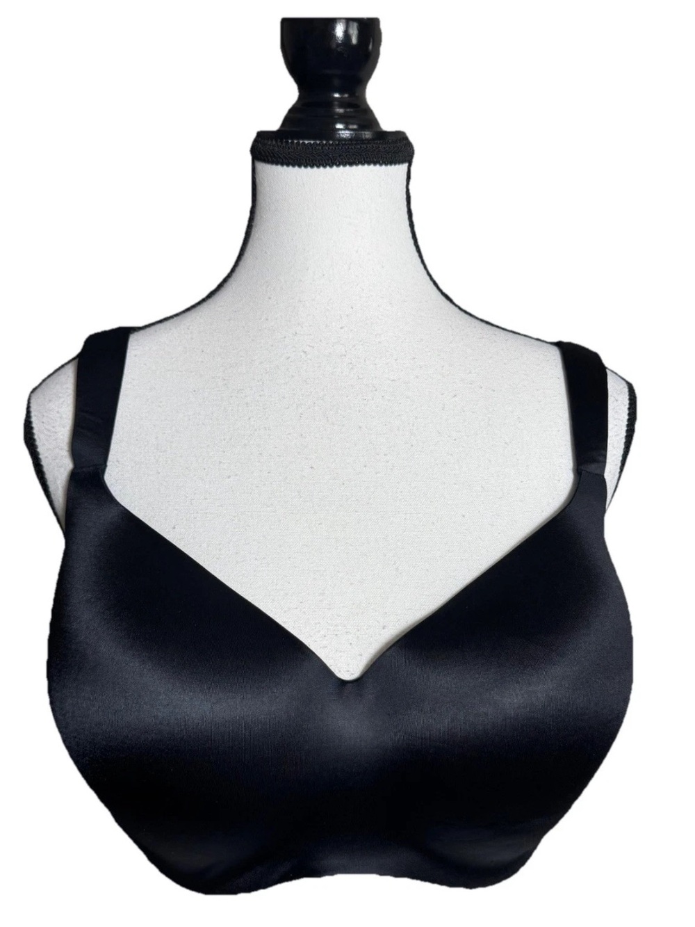 Soma Black 40C Enhancing Shape Wireless Bra Comfort Full Coverage #0316 Satin